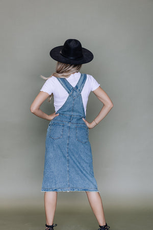 Joni Denim Overall Dress