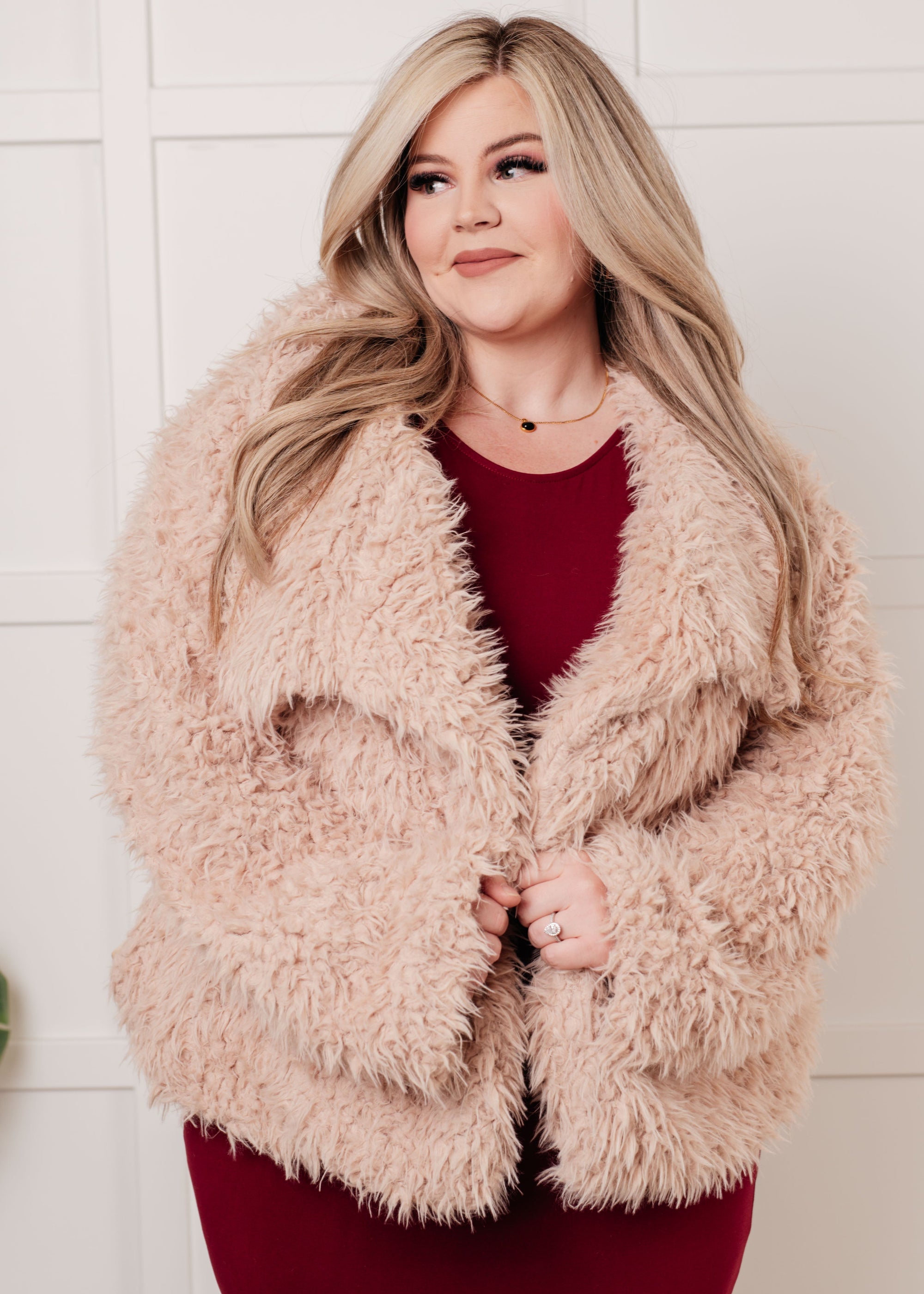 Disco Queen Faux Fur Coat