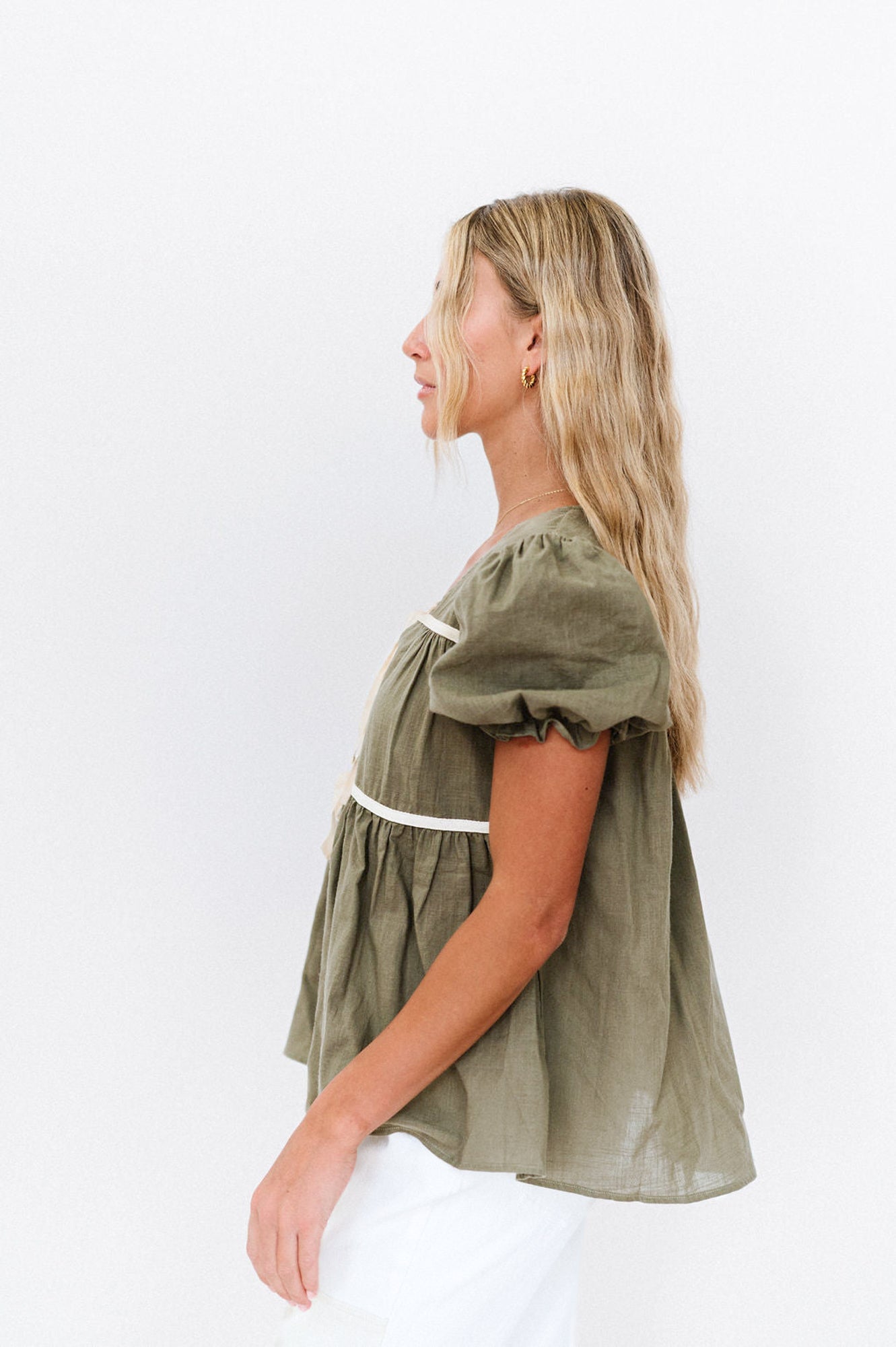 Winny Top in Olive