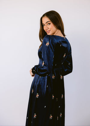 Silent Night Velvet Dress