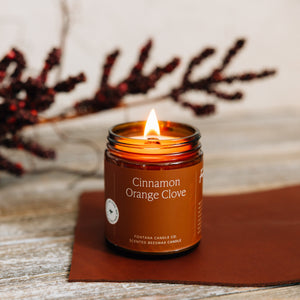 Cinnamon Orange Clove Essential Oil Candles