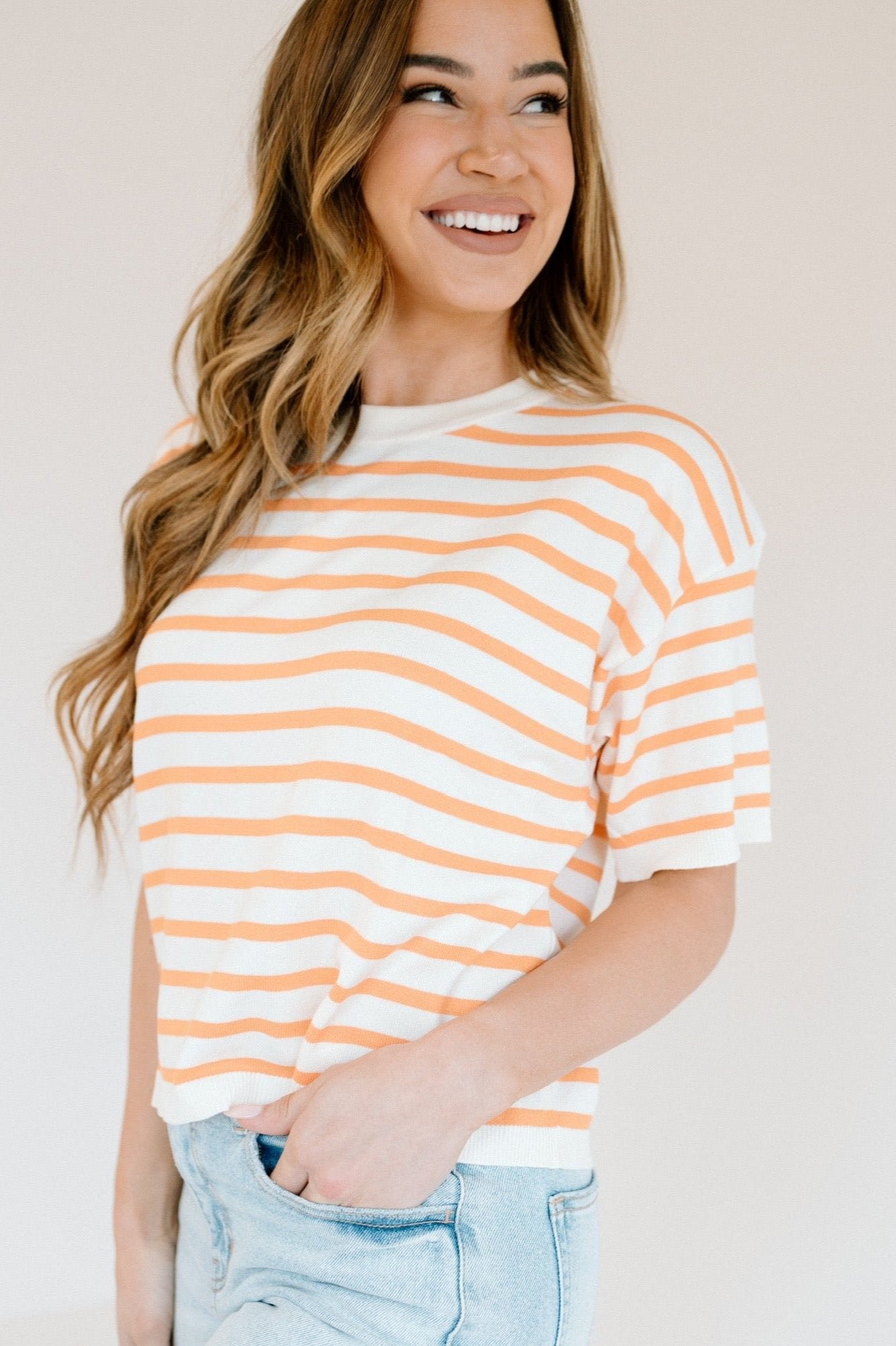 Skater Tee in orange