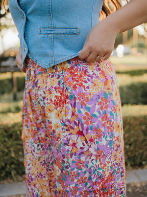 Fun floral pant