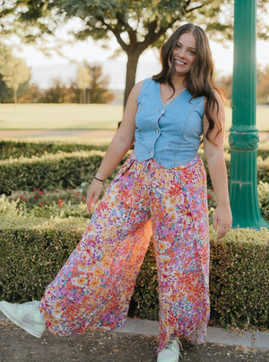 Fun floral pant