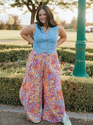 Fun floral pant