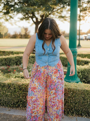 Fun floral pant