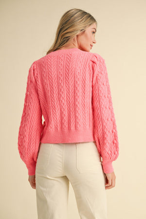 Power Pink Cardigan