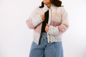 Color Block Puff Jacket